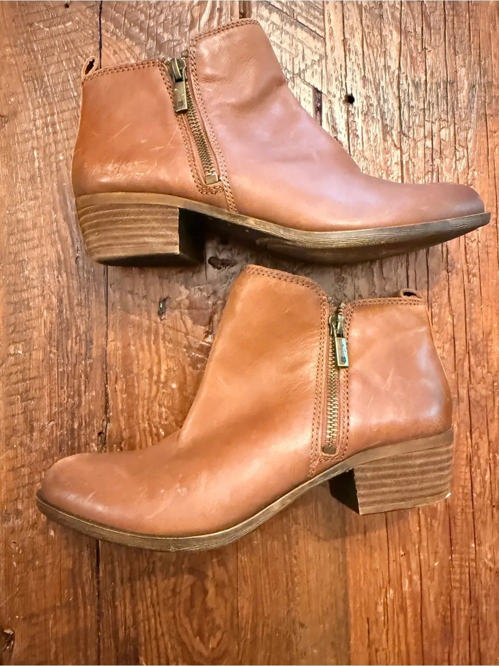 Lucky Brand cognac leather